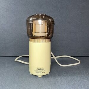 Sunbeam Oskar Jr Chopper Plus Food Processor Tested Works